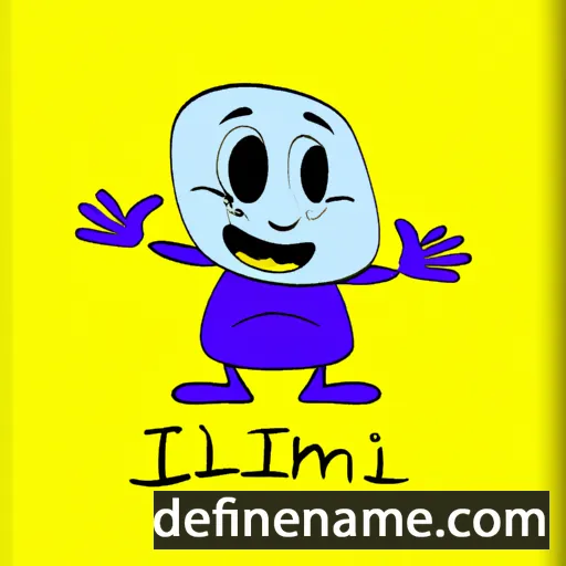 cartoon of the name 'Iimili