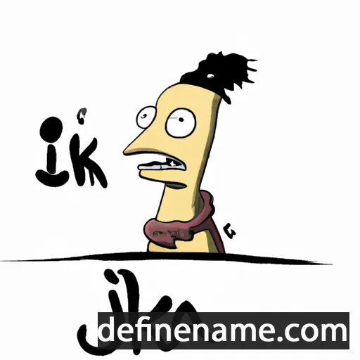 cartoon of the name Íkaĸ