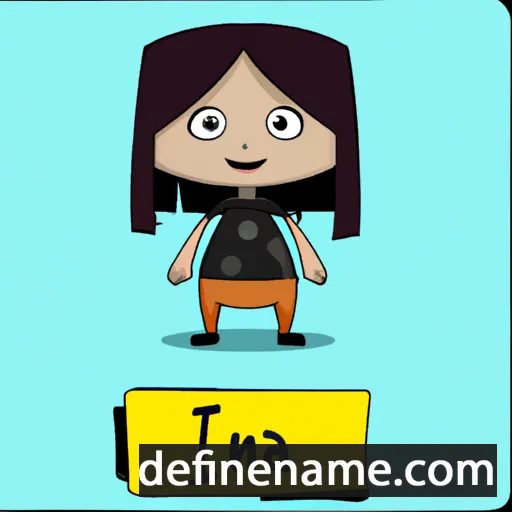 cartoon of the name Ína