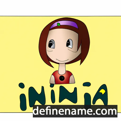 cartoon of the name Ína