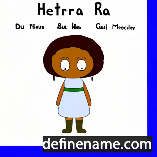 cartoon of the name Ierothea