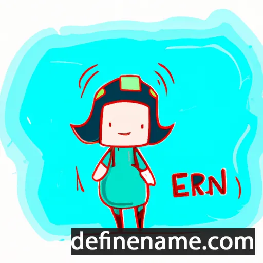 cartoon of the name Ieruni