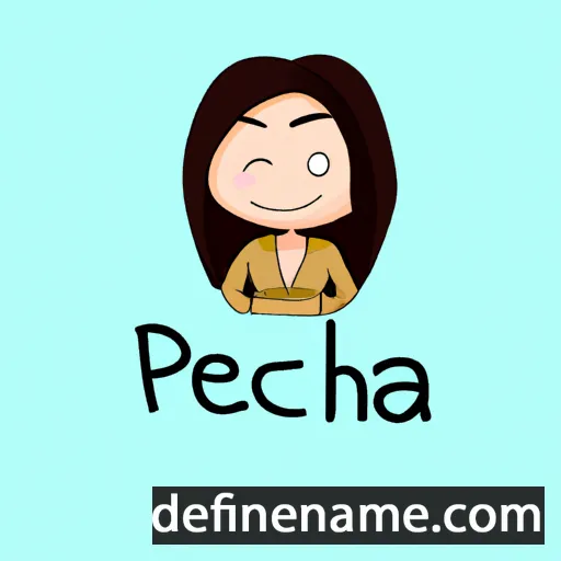 cartoon of the name Iescha