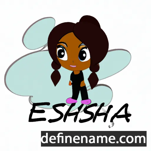 cartoon of the name Ieshia