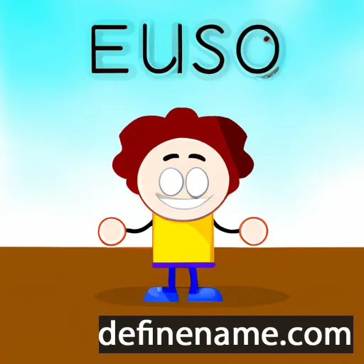 cartoon of the name Iesu