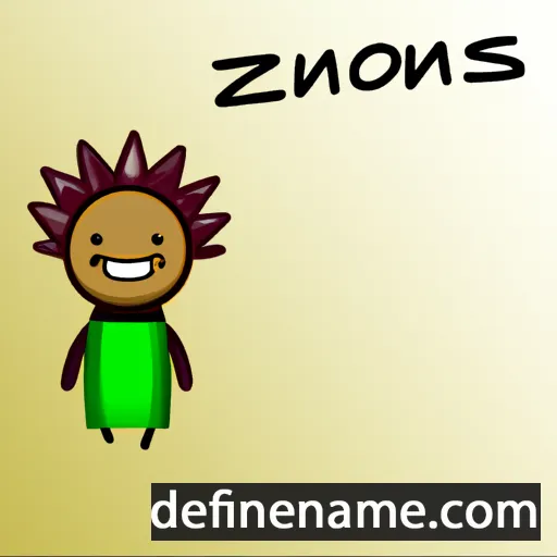 cartoon of the name Iezonias