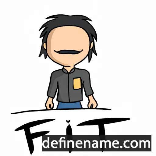 cartoon of the name Iffat