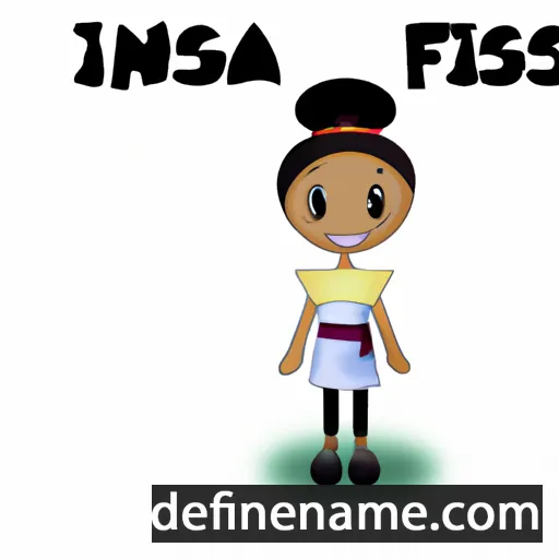 cartoon of the name Ifianasa