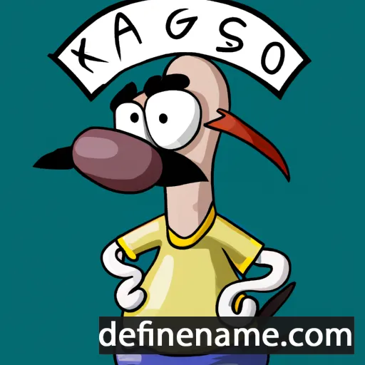 cartoon of the name Igassoĸ