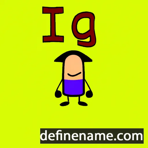 cartoon of the name Igimaĸ