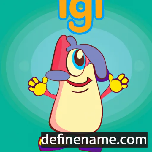 cartoon of the name Igli