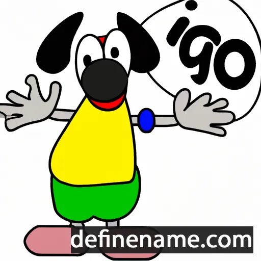 cartoon of the name Igo