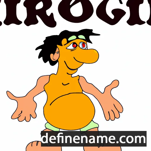 cartoon of the name Igori