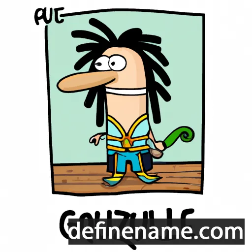 cartoon of the name Iguazel