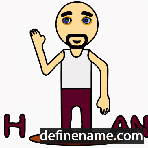 cartoon of the name Ihan