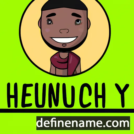 cartoon of the name Iheanyichukwu