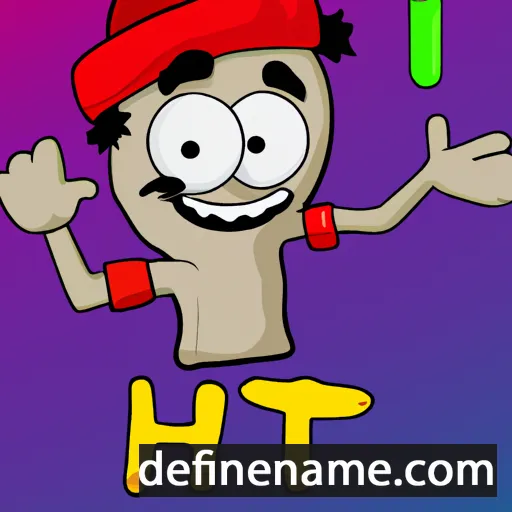 cartoon of the name Ihit