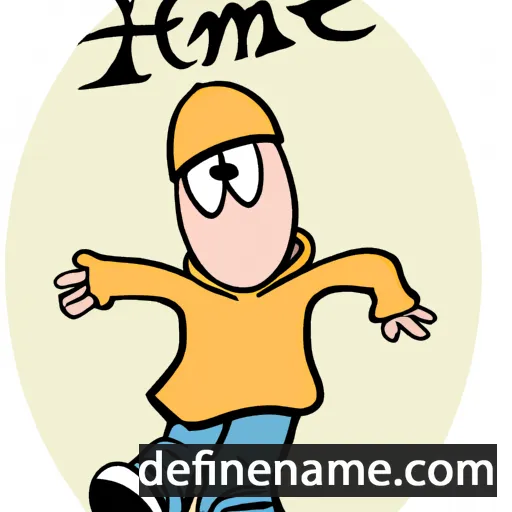 cartoon of the name Ihme