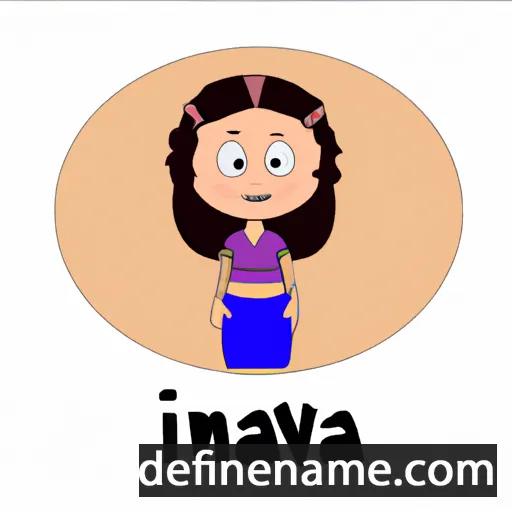 cartoon of the name Iivana