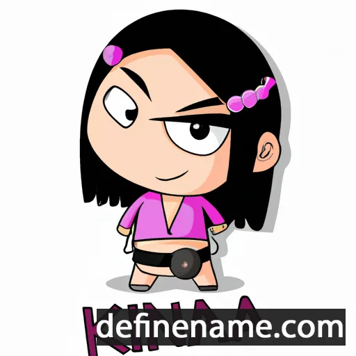 cartoon of the name Ikana