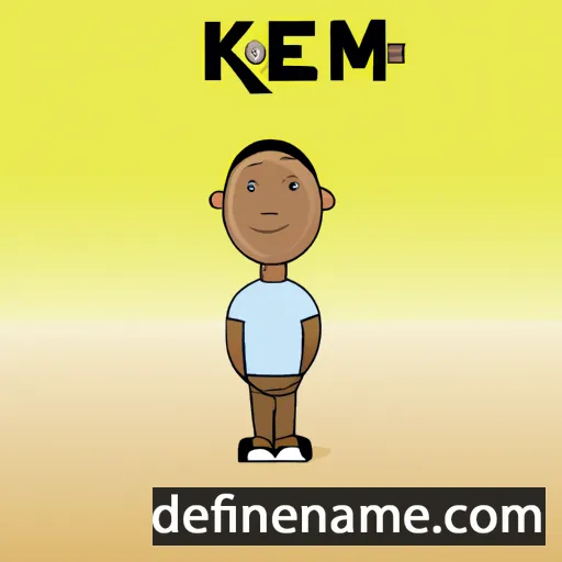 cartoon of the name Ikeem