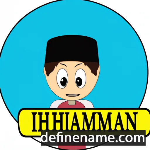 cartoon of the name Ikhman