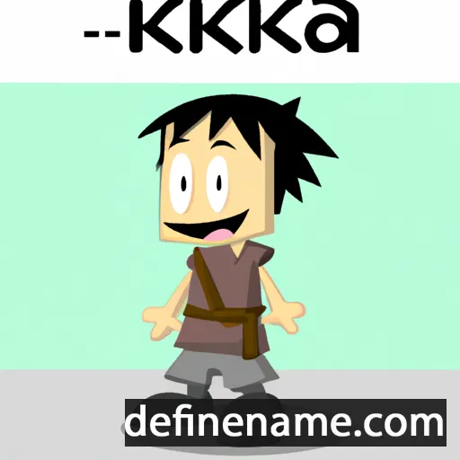 cartoon of the name Ikkaq