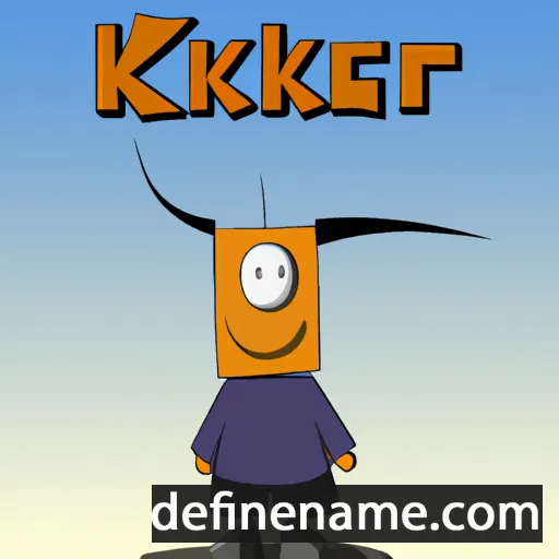 cartoon of the name Ikker