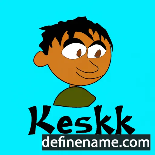 cartoon of the name Ikkesh