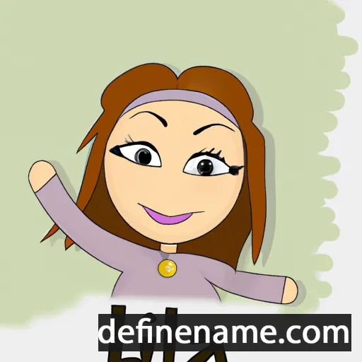 cartoon of the name Ila