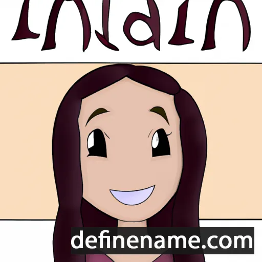 cartoon of the name Ilani