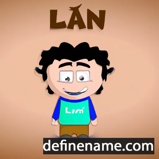 cartoon of the name Ilann