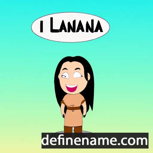 cartoon of the name Ilannaq