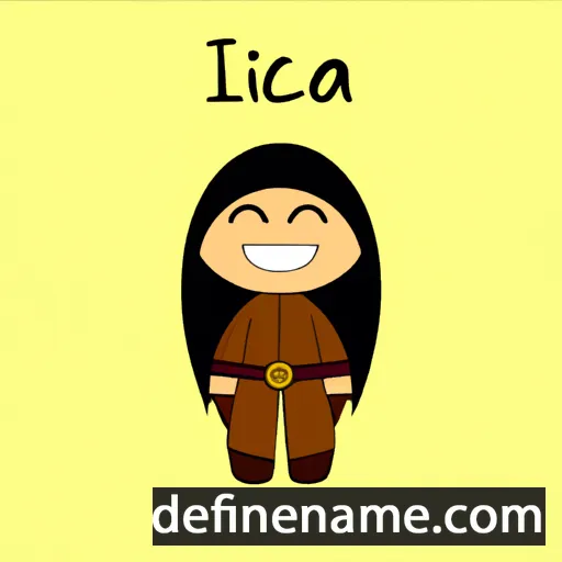 cartoon of the name Ilcaana