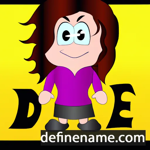 cartoon of the name Ilde