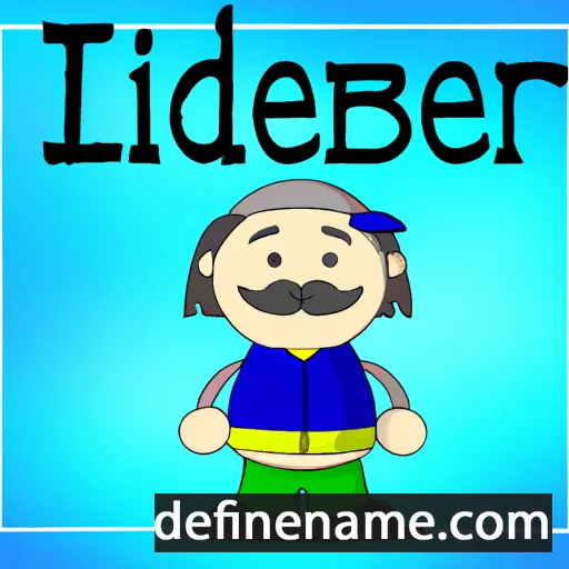 cartoon of the name Ildeberto