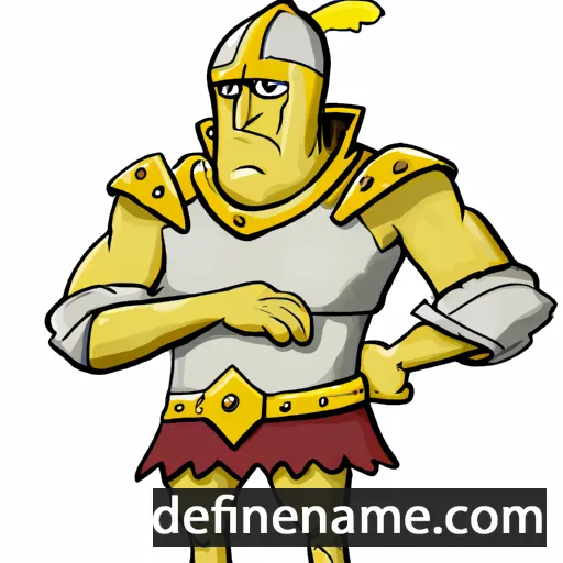 cartoon of the name Ildefons