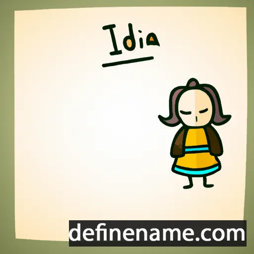 cartoon of the name Ildegarda