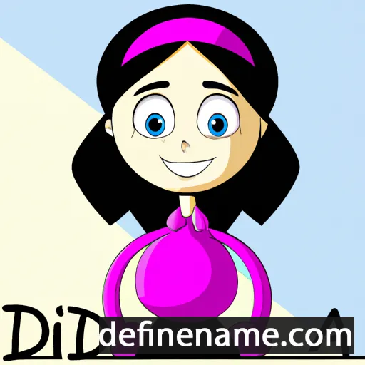 cartoon of the name Ildika