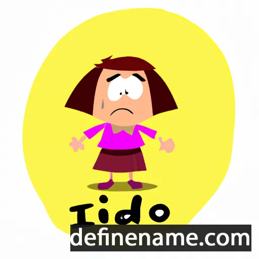 cartoon of the name Ildiko