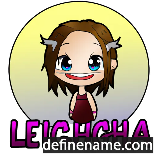 cartoon of the name Ileigha