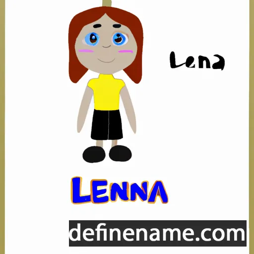 cartoon of the name Ileina