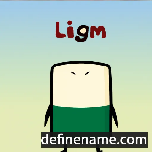 cartoon of the name Ilgam