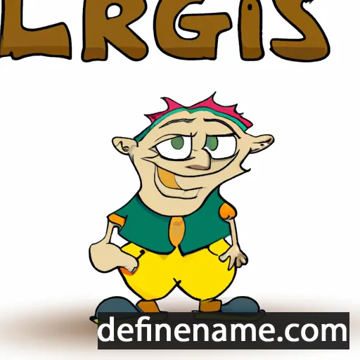 cartoon of the name Ilgmaris