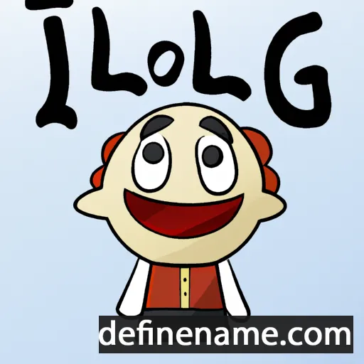 cartoon of the name Ilgöl