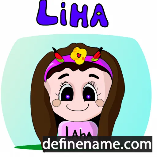 cartoon of the name Ilhana