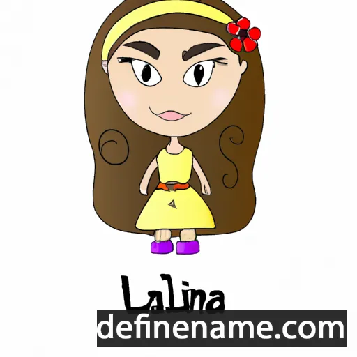 cartoon of the name Iliaana