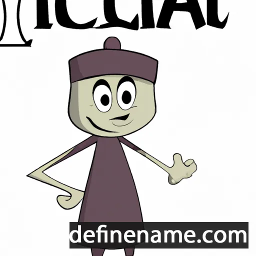 cartoon of the name Iliac