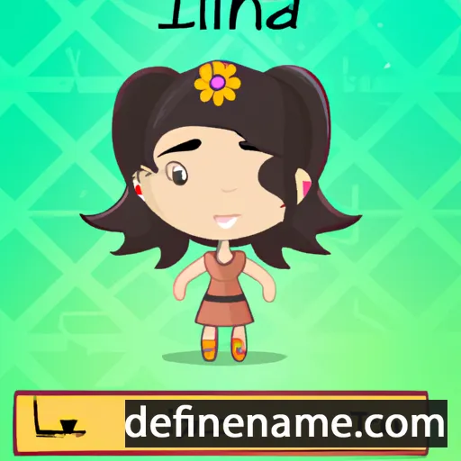 cartoon of the name Iliana