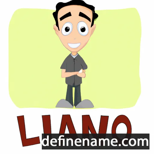 cartoon of the name Iliano